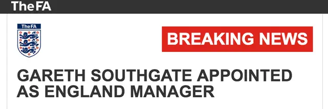 Gareth Southgate skriver på för fyra år