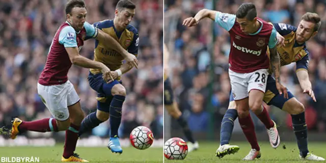 HAMMERS ETT RIBBSKOTT FRÅN TRE POÄNG – LIKA PÅ NOLL MOT ARSENAL