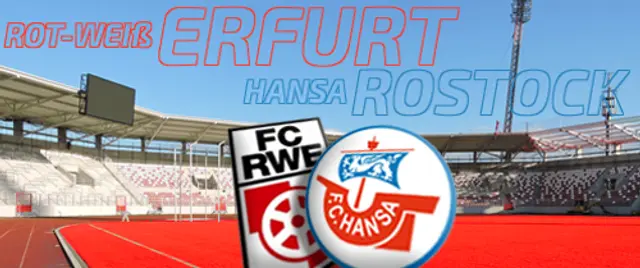 Inför Rot-Weiß Erfurt - Hansa Rostock