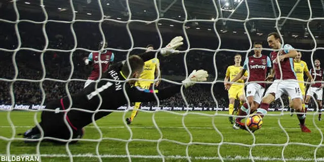 West Ham 1 - 0 Burnley: första delen av eldprovet avklarat