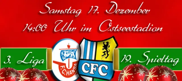 Inför Hansa Rostock - Chemnitz