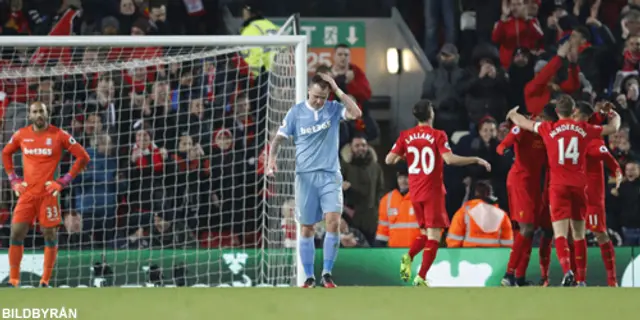 Liverpool v Stoke City 4-1 (2-1)