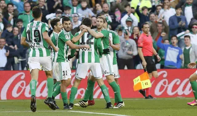 Betis enda laget i La Liga som efter att ha gjort första målet garanterat vinner