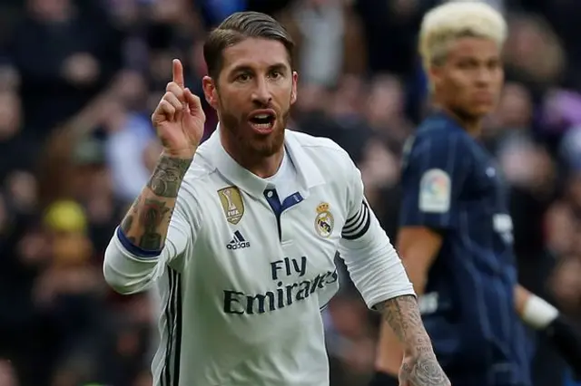 Real Madrid – Malaga 2-1: Ramos gånger två räddar marängerna