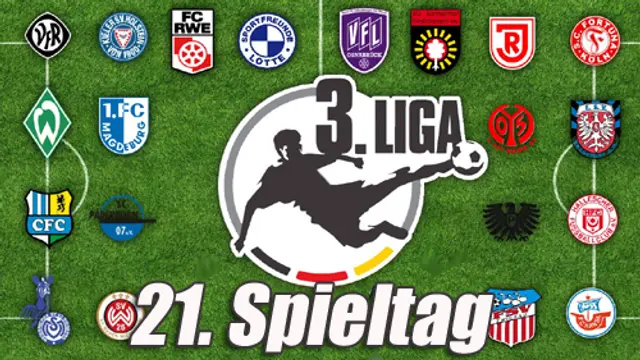 Helgens matcher i 3. Liga