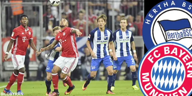 Inför Hertha BSC-Bayern München