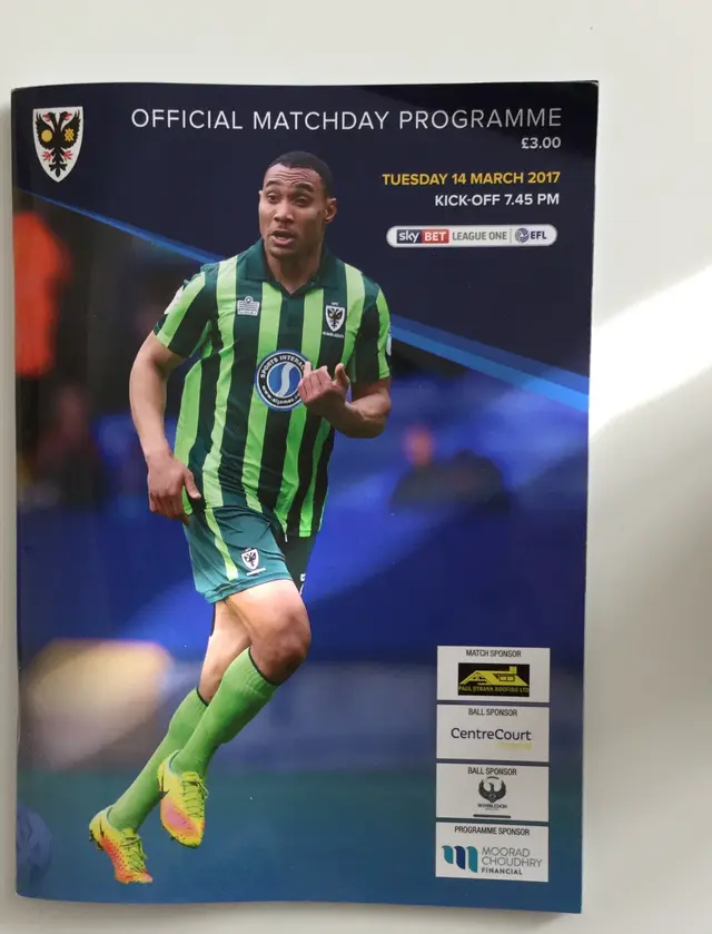 Matchrapport/Reserapport: AFC Wimbledon - Milton Keynes