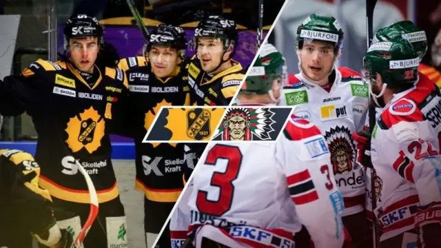 Osportsliga Skellefteå mot Frölunda i två kvartsfinaler