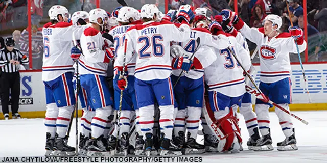 Montreal Canadiens tog en övertygande seger i Madison Square Garden