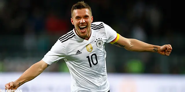 Podolski tog farväl med drömmål