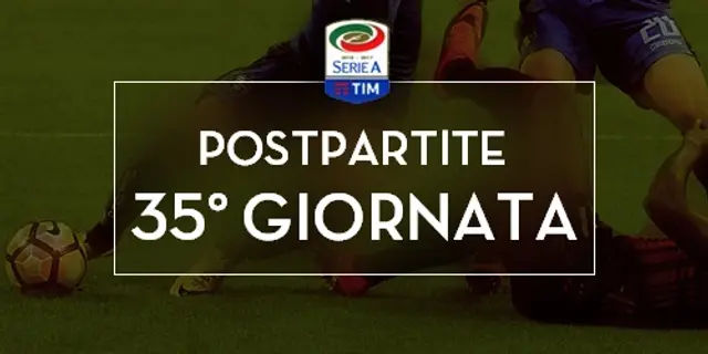 Postpartita Omg: 35  - Juventus segerfirande skjuts upp 