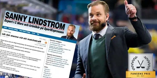 Fansen har sagt sitt – han är Sveriges bästa hockeyskribent: ”Högst oväntat”