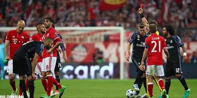 FC Bayern München - CF Real Madrid: Straffmiss,utvisning och förlust