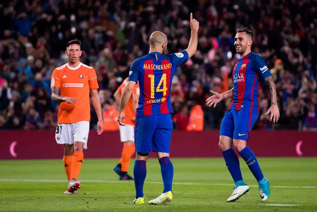 Barcelona krossade Osasuna med 7-1