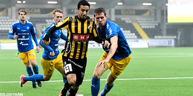 Häcken - HBK 2-1. Ett fall framåt i gula byxor