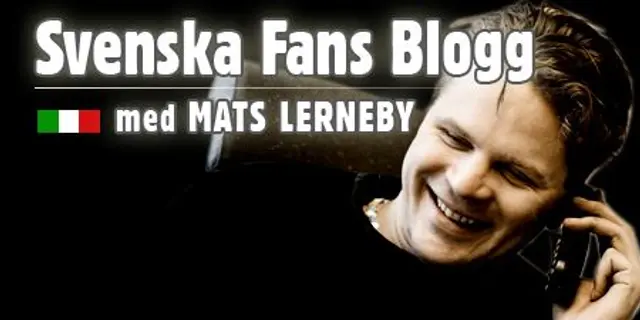 Mats Lerneby bloggar om italiensk fotboll: Den sista bloggen