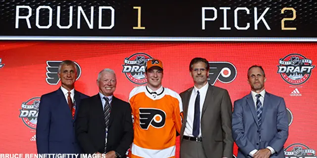 Flyers valde Nolan Patrick med andravalet – bytte upp för att få Morgan Frost