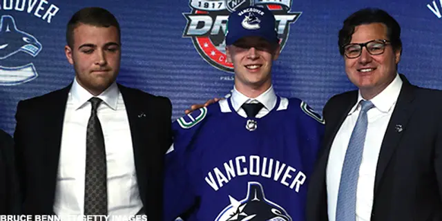 Elias Pettersson till Canucks – hoppas få spela med Dahlén