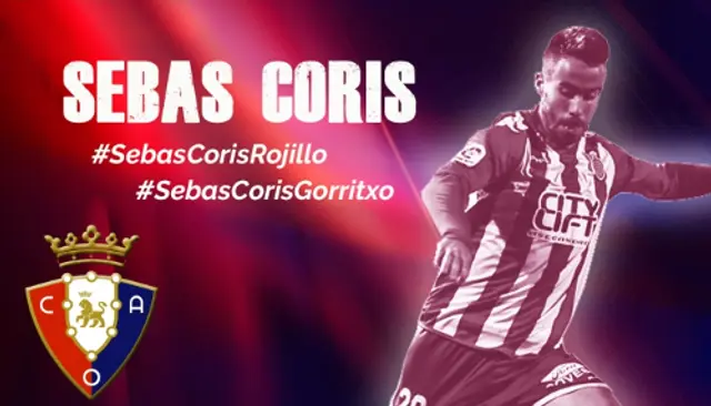 Officiellt: Sebas Coris klar för Osasuna