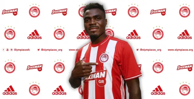 Olympiakos presenterar Emmanuel Emenike