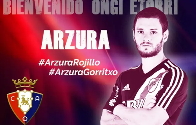 Officiellt: Joaquin Arzura klar för Osasuna