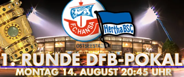 DFB-Pokal: FC Hansa - Hertha BSC