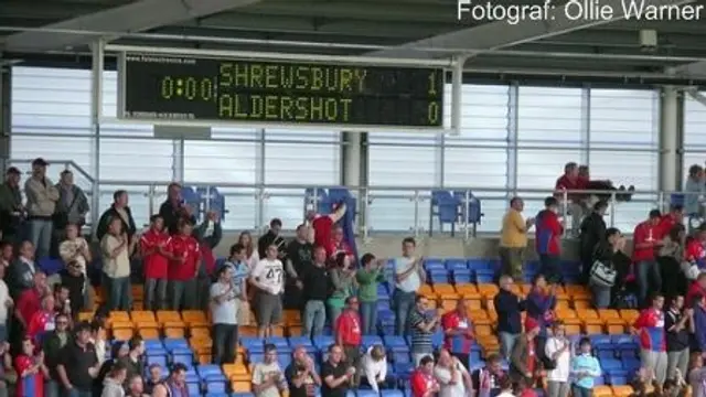 Inf&ouml;r Aldershot - Shrewsbury