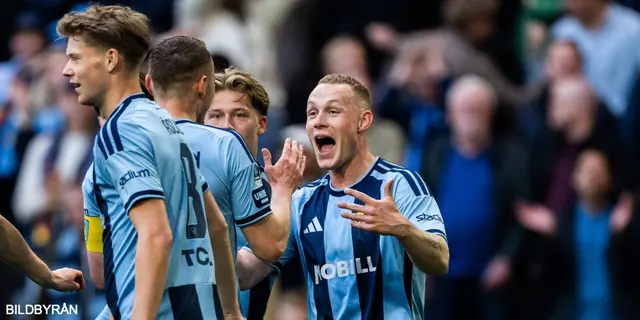 Fem spaningar efter Djurgårdens IF - IFK Göteborg