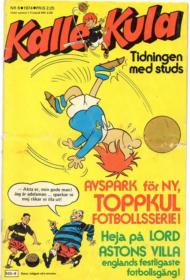 UPPDATERAD: Engelska namnet på Lord Astons Villa i Kalle Kula-serien från 1973/74