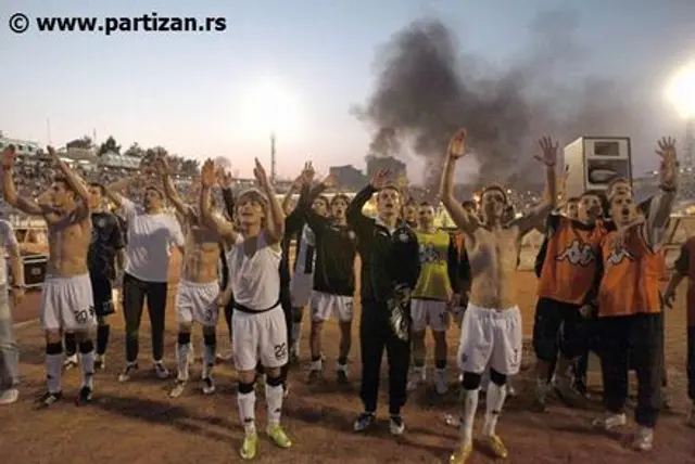 Partizan Belgrad – R&ouml;da Stj&auml;rnan 2:0