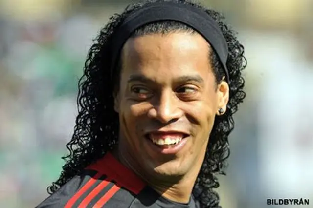 <i>Notiser:</i> Ronaldinho &auml;r glad igen!