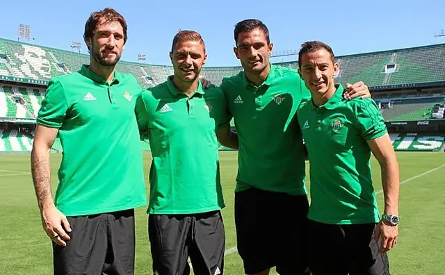 Lagkaptenerna i Real Betis