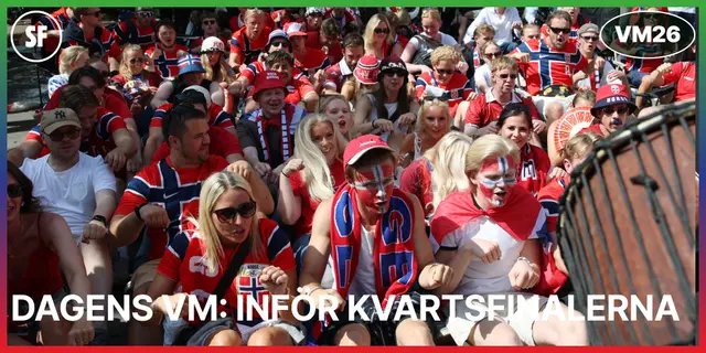Dagens VM: Inför de avslutande kvartsfinalerna