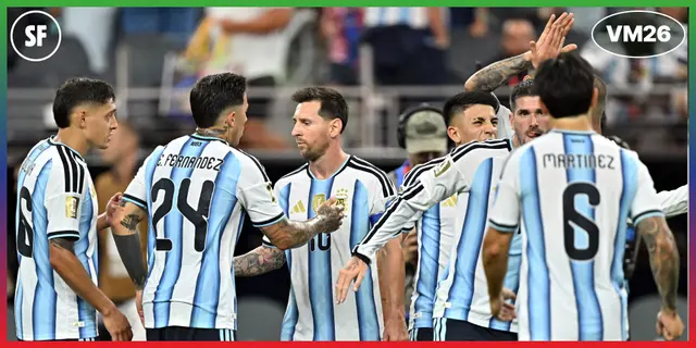 Så startar Argentina och Egypten
