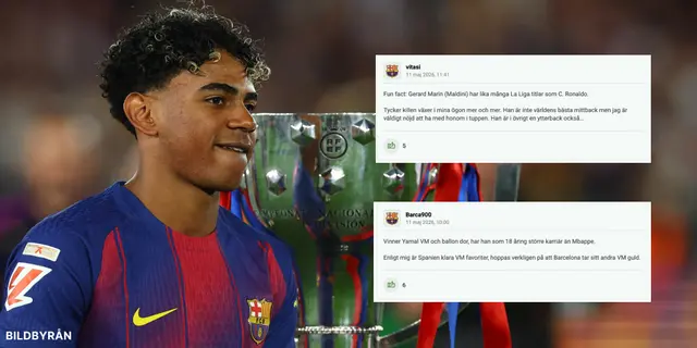 Eufori i Barcelonas forum efter La Liga vinsten: ”Större karriär än Mbappe”