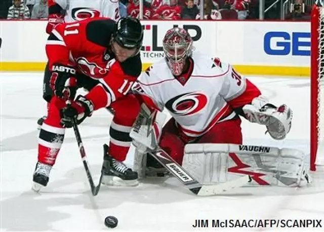 Boston – Carolina match 2: Cam Ward nollade Boston