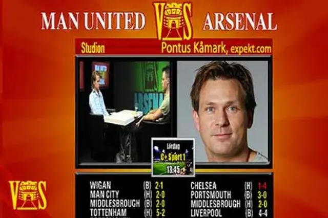 Versus: Pontus Kåmark tippar Uniteds guldmatch