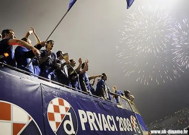 Dinamo Zagreb firar sitt elfte kroatiska ligaguld! [VIDEO]