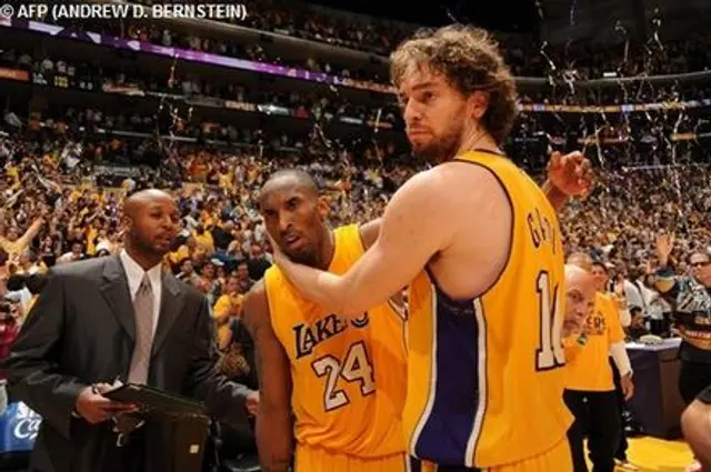 Lakers vs. Celtics Game 1 <br> - Firma Kobe & Pau gav Lakers 1-0