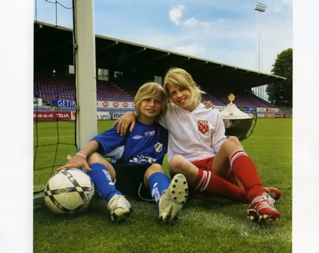 En härlig bild på Örjans Vall