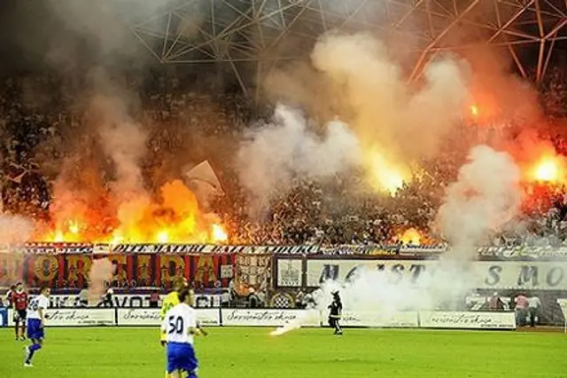 Europa - Kroatien 4-0: Kaos efter Hajduks match p&aring; Poljud