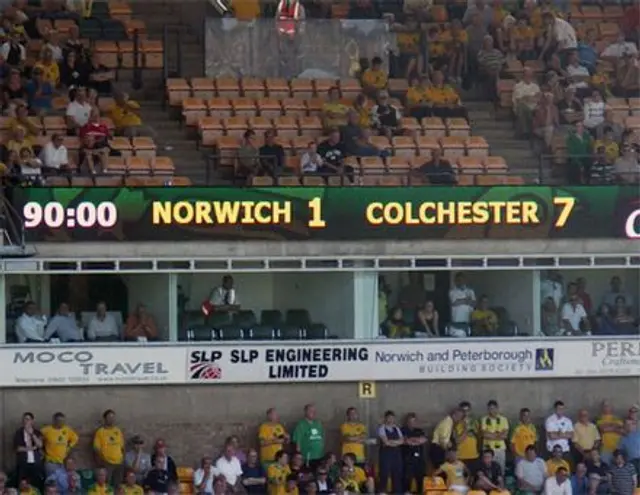 Norwich 1 - 7 Colchester 