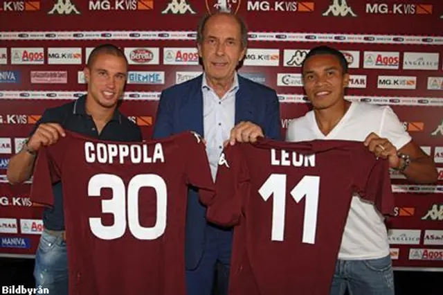 Officiellt: Amoruso l&auml;mnar, Leon och Coppola in p&aring; l&aring;n