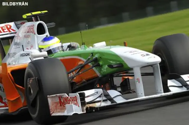 Japans GP Tr&auml;ning 2: Sutil snabbast