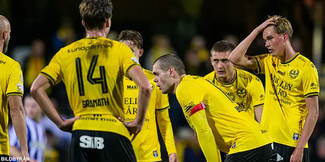 Efter nya förlusten: Mjällby-supportrar väntade utanför omklädningsrummet