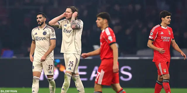 Ajax 0 - 2 Benfica: Århundradets mest väntade förlust