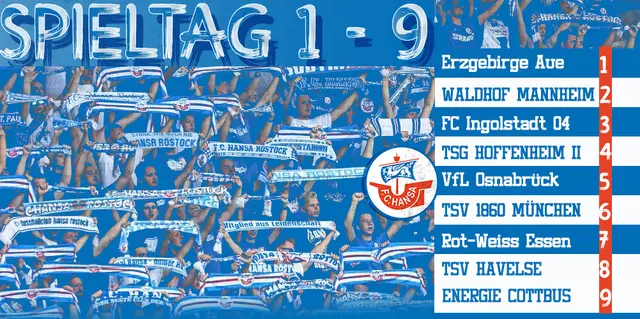 Hansa med kvällsmatcher mot 1860 och Cottbus