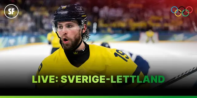 LIVE:Tre Kronor trummar på — 3-0 mot Lettland