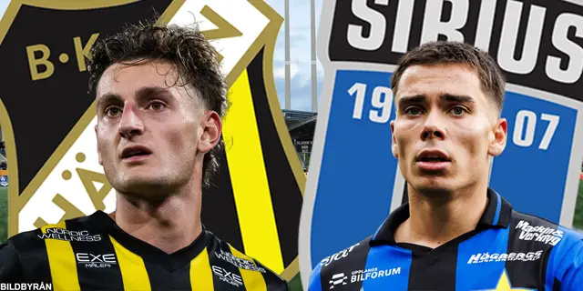 Inför BK Häcken - IK Sirius