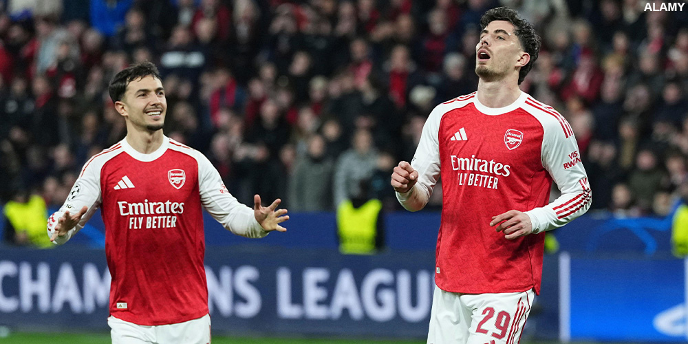 Nära ögat när Arsenal spelar oavgjort mot Leverkusen